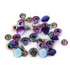 Metalldruckknöpfe für mitteldicke Stoffe, Ø 15 mm, regenbogenfarbig (Varianta Multicolor, Balení 10 Set)