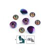 Metalldruckknöpfe für mitteldicke Stoffe, Ø 15 mm, regenbogenfarbig (Varianta Multicolor, Balení 10 Set)