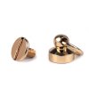 Sattelnieten zum Schrauben Ring Ø 8 mm (Varianta 2 gold klassisch, Balení 4 Paar)