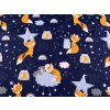 Baumwollstoff/Leinen Fuchs (Varianta 1 (97) dunkelblau, Balení 1 m)