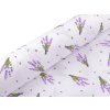 Baumwollstoff/Leinen Lavendel (Varianta 1273 weiß, Balení 1 m)