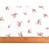 Baumwollstoff/Leinwand kleine Rosen (Varianta (1701) weiß, Balení 1 m)