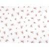 Baumwollstoff/Leinwand kleine Rosen (Varianta (1701) weiß, Balení 1 m)