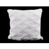 Plüschkissenbezug 45 x 45 cm (Varianta 1 weiß weiß, Balení 2 Stück)