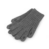 Strickhandschuhe mit Löchern zur Bedienung von Touch-Geräten (Varianta 1 beige, Balení 1 Paar)