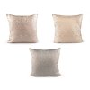 Kissenbezug gestickt, 45 x 45 cm (Varianta 1 hellbeige, Balení 2 Stück)