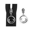 Schieber für Spiralreißverschlüsse Nr. 5 Smiley (Varianta 1 Nickel, Balení 5 Stück)