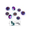 Metalldruckknöpfe für mitteldicke Stoffe, Ø 10 mm, regenbogenfarbig (Varianta Multicolor, Balení 10 Set)