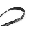 Kunstleder-Gurt/Taschenhenkel mit Karabinern Breite 2,5–4 cm (Varianta schwarz Nickel, Balení 1 Stück)