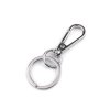 Metallkarabiner mit Schlüsselring (Varianta 1 Nickel, Balení 1 Stück)