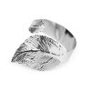 Metall-Serviettenring Blatt (Varianta 1 Silber, Balení 1 Stück)