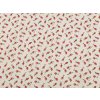 Baumwollstoff/Leinwand kleine Blümchen (Varianta 1 hell-créme rosa, Balení 1 m)