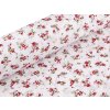 Baumwollstoff/Leinwand kleine Blümchen (Varianta 1 rot, Balení 1 m)