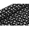 Baumwollstoff/Leinwand Schädel (Varianta schwarz weiß, Balení 1 m)