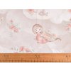 Baumwollstoff/Leinwand Mädchen (Varianta 1 (945) hellbeige rosa, Balení 1 m)