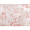 Baumwollstoff/Leinwand Mädchen (Varianta 1 (945) hellbeige rosa, Balení 1 m)
