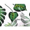 Baumwollstoff/Leinwand Blätter (Varianta grün, Balení 1 m)