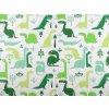 Baumwollstoff/Leinwand Dinosaurier (Varianta grün, Balení 1 m)