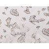 Baumwollstoff/Leinwand Fuchs (Varianta weiß, Balení 1 m)