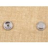 Doppelseitige Metalldruckknöpfe für dicke Stoffe, Ø 15 mm, Edelstahl (Varianta Nickel, Balení 50 Set)