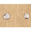 Doppelseitige Metalldruckknöpfe für dicke Stoffe, Ø 15 mm, Edelstahl (Varianta Nickel, Balení 50 Set)
