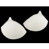 Cups für Bademode/Korsetts mit Perforation soft, Größe 38 (Varianta Off White, Balení 1 Paar)
