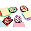 Silikonmagnete mit Papiernotizen (Varianta 1 Mix Eule, Balení 10 Stück)