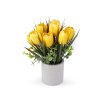 Künstliche Tulpen in Blumentopf (Varianta 1 weiß, Balení 1 Stück)