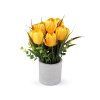 Künstliche Tulpen in Blumentopf (Varianta 1 weiß, Balení 1 Stück)