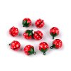 Schellen/Glocken Erdbeere, Ø 17 mm (Varianta rot, Balení 2 Stück)