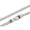 Kette für Handtaschen mit Karabiner, Länge 125 cm (Varianta 1 Nickel, Balení 1 Stück)