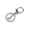 Karabiner mit Schlüsselring und Kette (Varianta 1 Nickel, Balení 1 Stück)