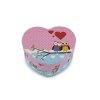 Geschenkbox Herz, Eule, 11,5 x 10 cm (Varianta 2 rosa beige, Balení 1 Stück)