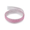 Selbstklebende Borte mit Steinchen, Breite 12 mm (Varianta 4 pink, Balení 1 Stück)