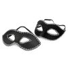 Karnevals-Augenmaske mit Steinchen (Varianta 1 schwarz, Balení 1 Stück)