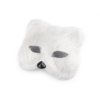 Karnevals-Augenmaske Katze mit Fell (Varianta 1 weiß, Balení 1 Stück)