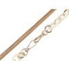 Kette für Handtaschen, Länge 90 cm (Varianta 1 gold klassisch hellbeige, Balení 1 Stück)