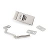 Steckschloss/Mappenschloss mit Kette (Varianta 1 Nickel, Balení 1 Set)