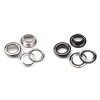 Ösen mit Scheibe Innen-Ø 8 mm / Außen-Ø 14 mm (Varianta 3 Nickel schwarz, Balení 20 Paar)