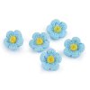 Knopf 3D-Blume, Häkelimitat, Größe 28" (Varianta 1 Hellrosa, Balení 5 Stück)