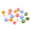 Knopf Blume, Größe 22" (Varianta 2 gelb, Balení 25 Stück)