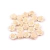Wachsperlen aus Kunststoff Rosen Ø13 mm (Varianta 1 weiß, Balení 20 Stück)