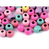 Holzperlen Ø8 mm pastelfarbend (Varianta Mix, Balení 20 Gram)
