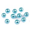 Wachsperlen aus Kunststoff Glance Ø10 mm (Varianta F2 weiß, Balení 20 Gram)