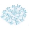 Plastikperlen Schmetterling 15x18 mm (Varianta 1 Transparent, Balení 20 Stück)