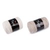 Baumwollstrickgarn für Makramee Twist, 500 g, entwirbar (Varianta 7 (8171) beige-weiß, Balení 1 Stück)