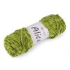 Chenille-Strickgarn Alice, 100 g (Varianta 1 weiß, Balení 1 Stück)