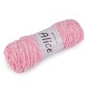 Chenille-Strickgarn Alice, 100 g (Varianta 1 weiß, Balení 1 Stück)