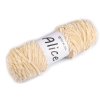 Chenille-Strickgarn Alice, 100 g (Varianta 1 weiß, Balení 1 Stück)