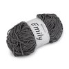 Chenille-Strickgarn Emily, 100 g (Varianta 1 (04) weiß, Balení 1 Stück)